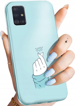 Hello Case Etui Do Samsung Galaxy A51 5G Niebieskie