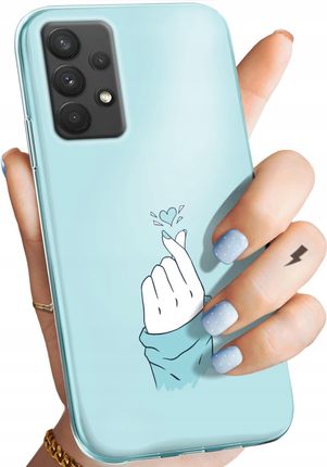 Hello Case Etui Do Samsung Galaxy A32 4G Niebieskie