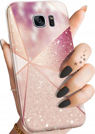 Hello Case Etui Do Samsung Galaxy S7 Edge Różowe Złoto