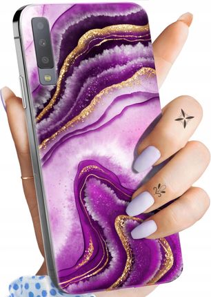 Hello Case Etui Do Samsung Galaxy A7 2018 Różowy Marmur