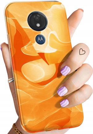 Hello Case Etui Do Motorola Moto G7 Power Pomarańczowe