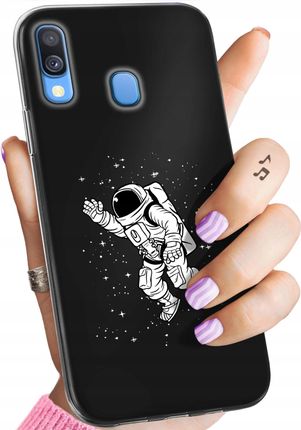 Hello Case Etui Do Samsung Galaxy A40 Astronauta Guma