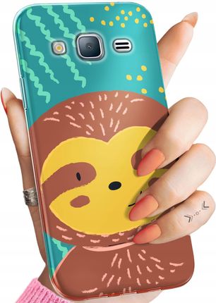 Hello Case Etui Do Samsung Galaxy J3 2016 Leniwiec Guma