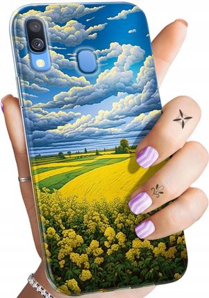 Hello Case Etui Do Samsung Galaxy A40 Chmury Niebo Case