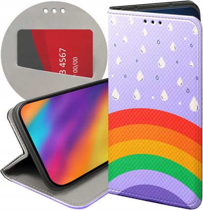 Etui Do Motorola Edge 30 Neo Tęcza Rainbow