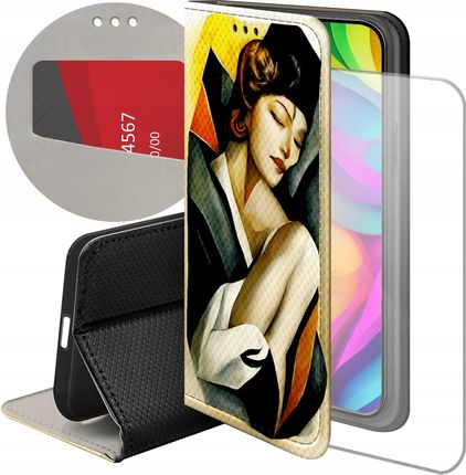 Etui Do Samsung Galaxy A41 Art Deco Szkło