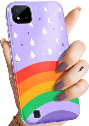 Hello Case Etui Do Realme C11 2021 C20 Tęcza Rainbow