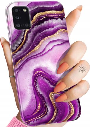 Hello Case Etui Do Samsung Galaxy A31 Różowy Marmur Róż