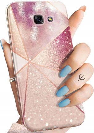 Hello Case Etui Do Samsung A5 2017 Różowe Złoto Róż