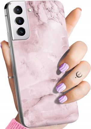 Hello Case Etui Do Samsung Galaxy S21 5G Różowe Guma