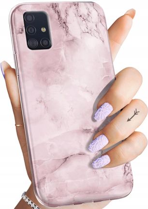 Hello Case Etui Do Samsung Galaxy A51 5G Różowe Guma