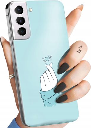 Hello Case Etui Do Samsung Galaxy S21 5G Niebieskie