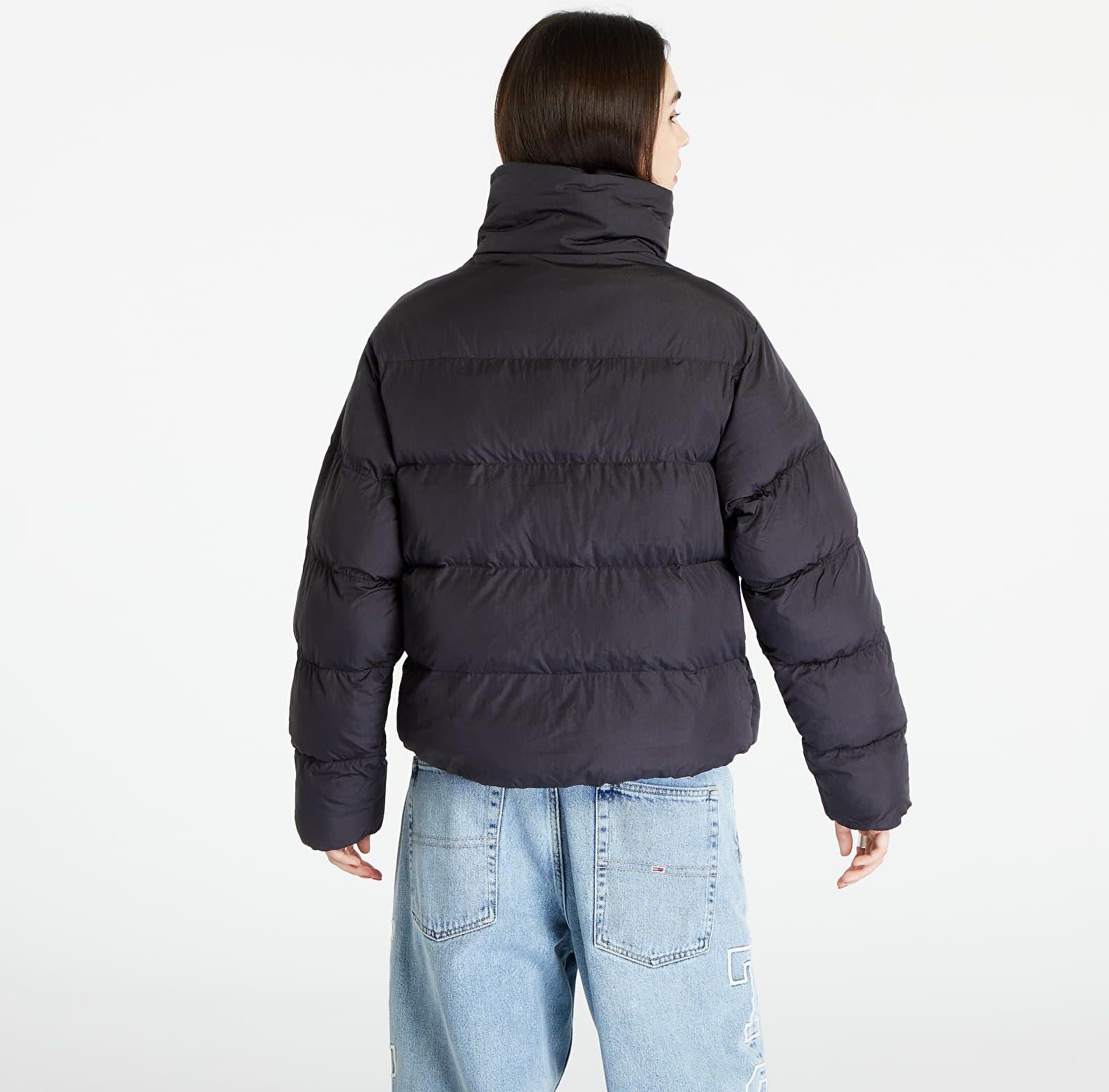 NKNIT / vegan fur big jacket【short】 Adidas Short Vegan Puffer Jacket Black - Ceny i opinie