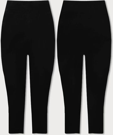 Bawełniane legginsy 3/4 czarne (yw01045-a1)