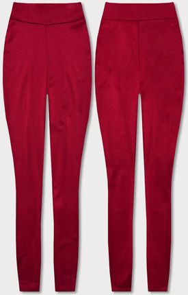 Bawełniane legginsy damskie czerwone (yw1001-5)