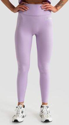 GymBeam Damskie legginsy z wysokim stanem Limitless Lavender