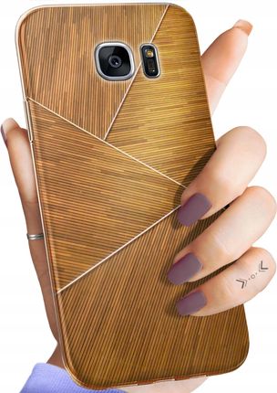 Hello Case Etui Do Samsung Galaxy S7 Edge Brązowe Brown