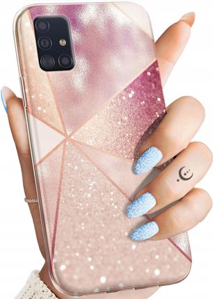 Hello Case Etui Do Samsung Galaxy A51 5G Różowe Złoto