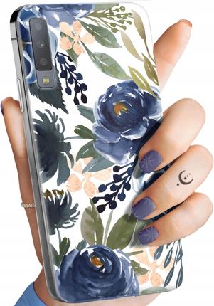 Hello Case Etui Do Samsung Galaxy A7 2018 Kwiaty Guma