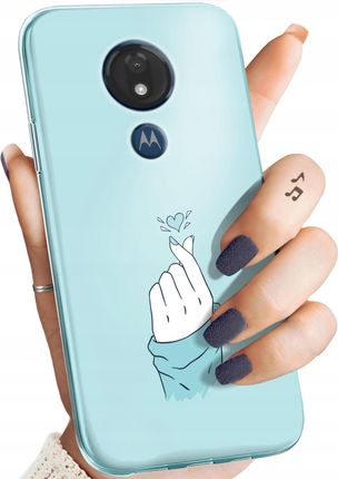 Hello Case Etui Do Motorola Moto G7 Power Niebieskie