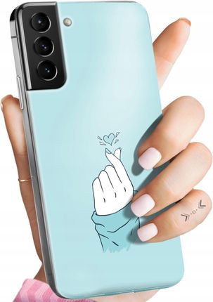 Hello Case Etui Do Samsung Galaxy S21 Ultra 5G Niebieskie