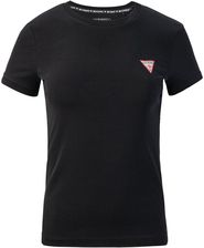 Damska Koszulka z krótkim rękawem Guess SS CN Mini Triangle Tee W2Yi44J1314-Jblk – Czarny