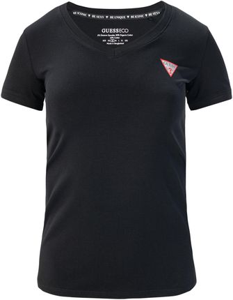 Damska Koszulka z krótkim rękawem Guess SS VN Mini Triangle Tee W2Yi45J1314-Jblk – Czarny
