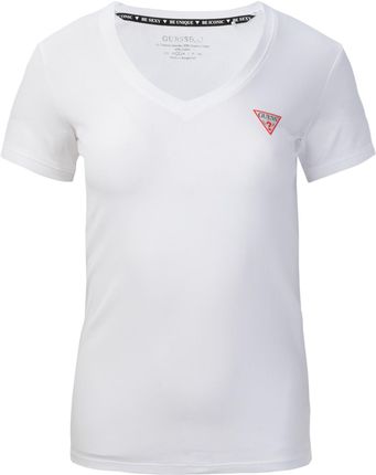 Damska Koszulka z krótkim rękawem Guess SS VN Mini Triangle Tee W2Yi45J1314-G011 – Biały