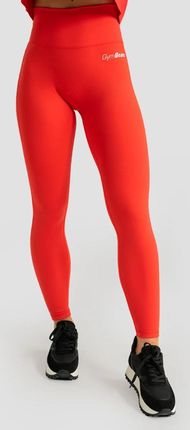 GymBeam Damskie legginsy z wysokim stanem Limitless Hot Red