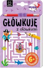 "Główkuję z ołówkiem" 6+ Książeczka fioletowa Aksjomat