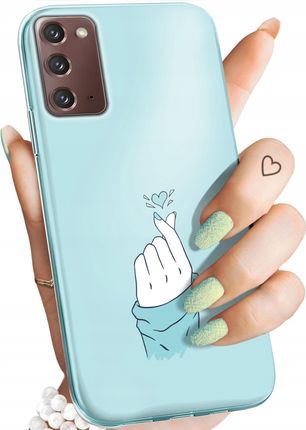 Hello Case Etui Do Samsung Galaxy Note 20 Niebieskie