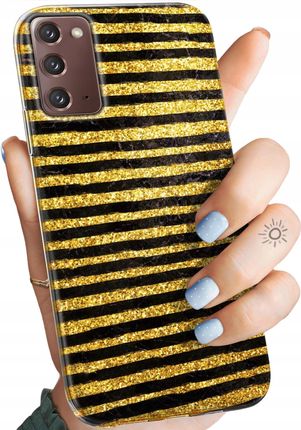 Hello Case Etui Do Samsung Galaxy Note 20 Złoto Obudowa