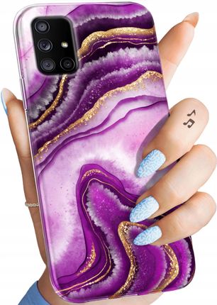 Hello Case Etui Do Samsung Galaxy A71 5G Różowy Marmur