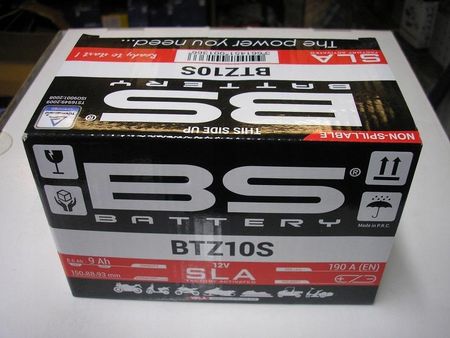 Bs Btz10S Akumulator Moto Ytz10S 8,6Ah 190A 300636