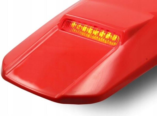 LED Rear Fender Brake Tail Light – Fits Honda CRF250R 450R CRF250X CRF450X 2005-2018 – Universal Fit – ABS