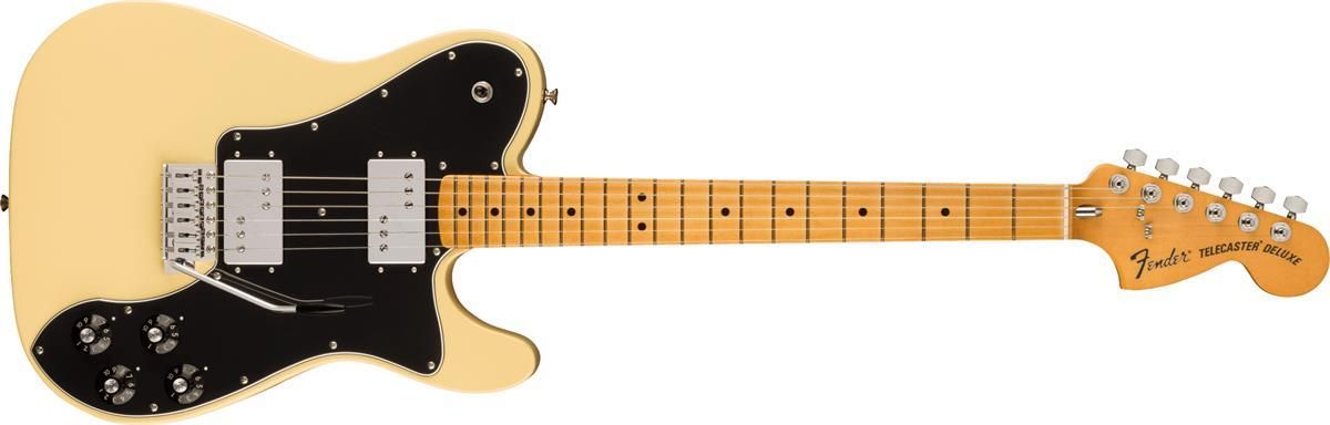 ギター Fender vintera ii 70s telecaster deluxe Fender Vintera II 70s Telecaster Deluxe MN Vintage White - Ceny i