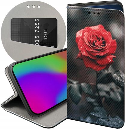 Etui Do Samsung Galaxy S5 S5 Neo Róża Rose