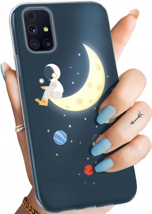 Hello Case Etui Do Samsung M31S Księżyc Gwiazdy Kosmos