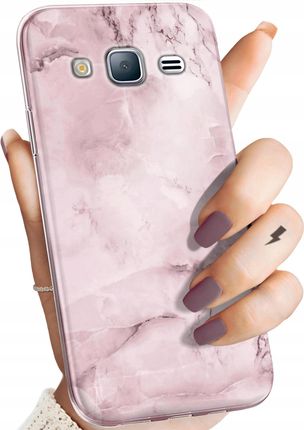 Hello Case Etui Do Samsung Galaxy J3 2016 Różowe Guma