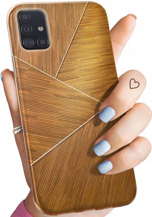 Hello Case Etui Do Samsung Galaxy A51 Brązowe Drewniane