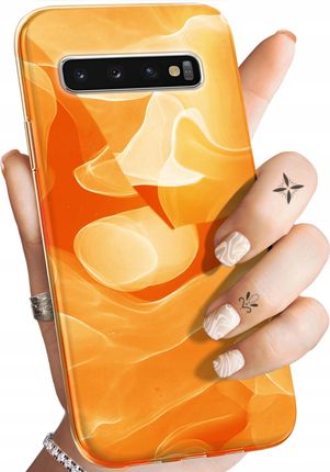 Hello Case Etui Do Samsung Galaxy S10 Plus Pomarańczowe