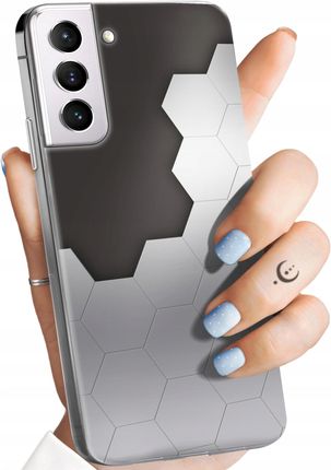 Hello Case Etui Do Samsung Galaxy S21 5G Szare Metallic