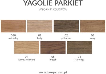 Yagolie Parkiet 01 biały 1L - zdjęcie 2