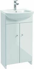 DEFTRANS TREND D45 komplet szafka z umywalką  ceramiczną 45x35x80cm biała 151-D-04502+1569
