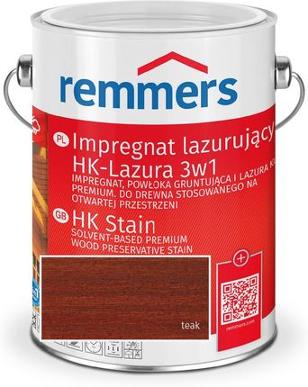 Remmers HK-Lasur lazura ochronna do drewna 3w1 5L teak