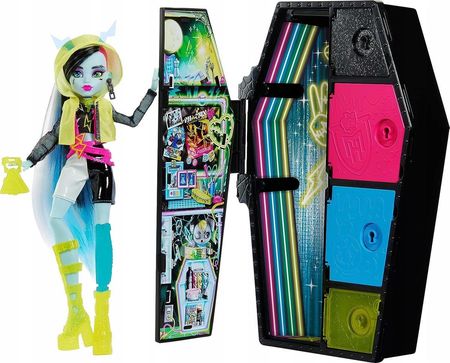 Mattel Monster High Frankie Stein Straszysekrety Seria 3 Neonowa HNF79