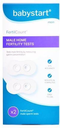 Babystart Fertilcount Ii Test Płodności Dla Mężczyzn 2Szt.