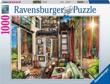 Ravensburger Ravensburger Puzzle 1000 Domek W Lesie 17496