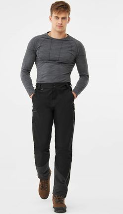 Spodnie męskie przeciwdeszczowe z membraną Aqua Thermo TEX+ Viking Trek Pro 2.0 0900 czarny