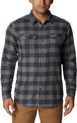 Męska koszula flanelowa Columbia Flare Gun™ Stretch Flannel Shirt city grey/twill buffalo check